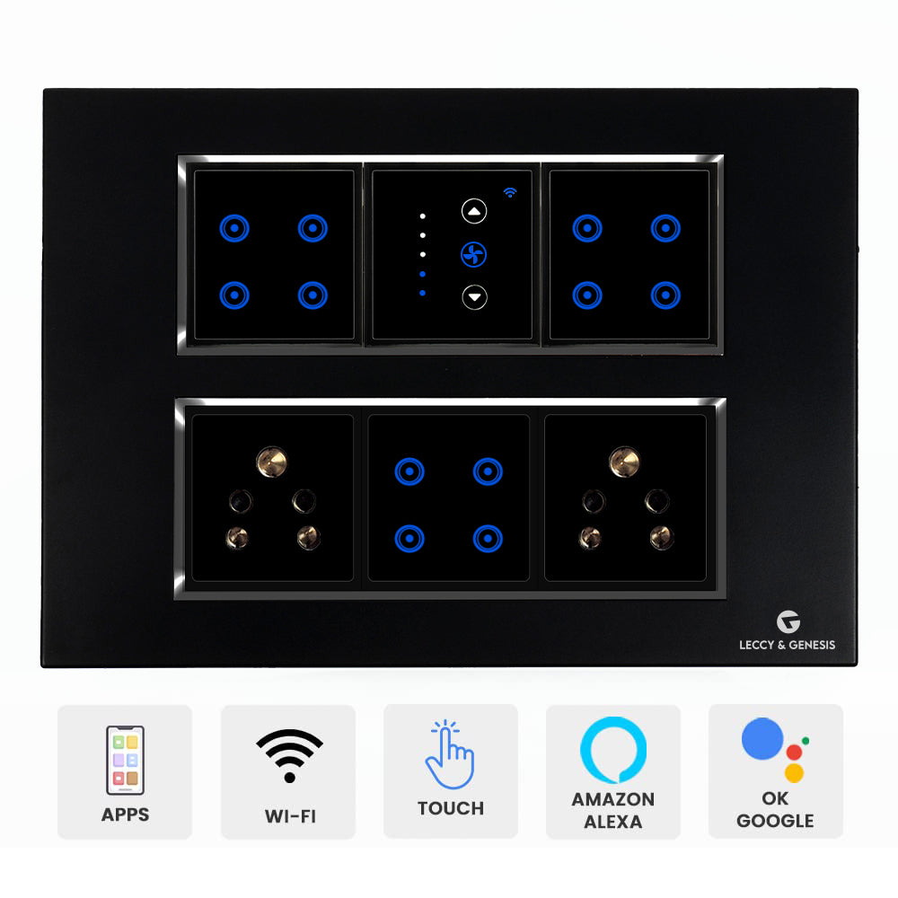 Buy L&G 12 Modular Smart Switch Plates - Leccy & Genesis – Leccy and ...