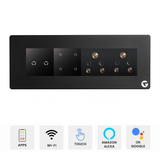 L&G 8M WiFi Smart Switch | Smart Touch Switch | Smart Technology & German Expertise (Size: 8M Horizontal – 250 x 95 x 45 mm)