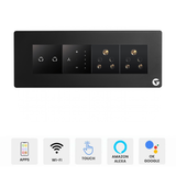 L&G 8M Smart Switch Panel | Designed by German Engineers (Size: 8M – 250 x 95 x 45 mm)