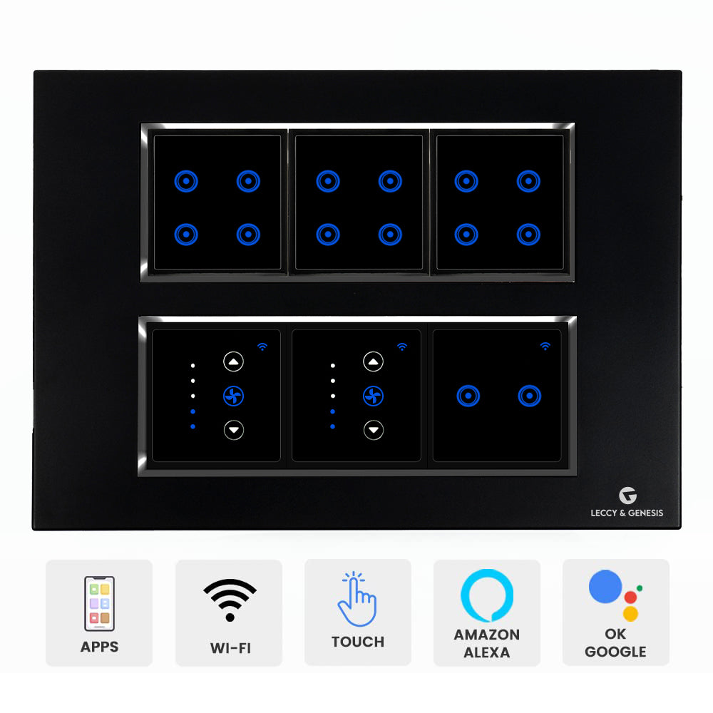 Buy L&G 12 Modular Smart Switch Plates - Leccy & Genesis – Leccy and ...