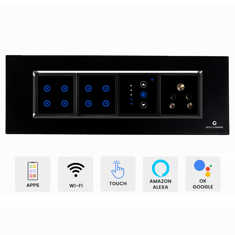 Buy 8 Modular Smart Touch Switch at Lowest Price: Leccy & Genesis – Leccy  and Genesis