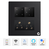 L&G 8M Smart Switch with WiFi Smart Fan Regulator | German Technology for Indian Homes (Size: 8M Square – 155 x 165 x 45 mm)