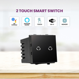 L&G 2 Touch Goldmedal Fit WiFi Smart Switch | Smart Switch For AC | Compatible With Alexa, Google Home, Apple Siri Shortcut