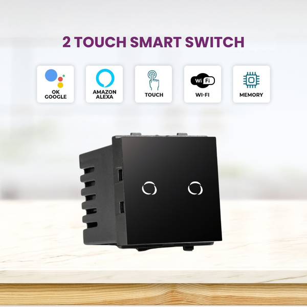 L&G 2 Touch Goldmedal Fit WiFi Smart Switch | Smart Switch For AC ...
