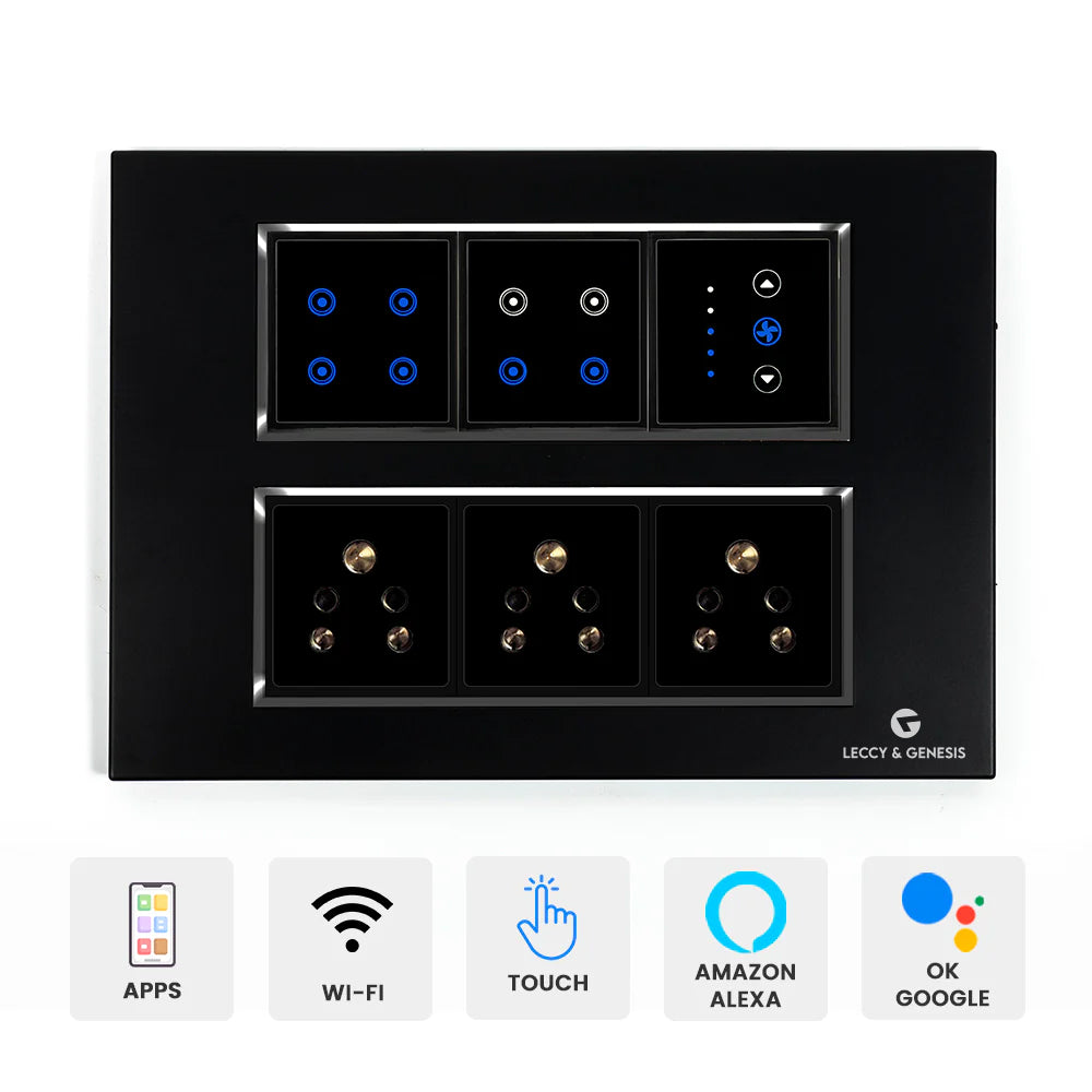 Buy L&G 12 Modular Smart Switch Plates - Leccy & Genesis – Leccy and ...