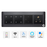 Buy L&G Smart Switch Board for Home | Compatible with Alexa & Ok Google (Size: 8M - 262 x 90 x 45 mm)