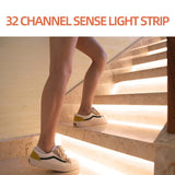 LED Stair Lights Motion Sensor | Staircase Strip Lighting | Motion Sensor Color Strip Lights for Staircase