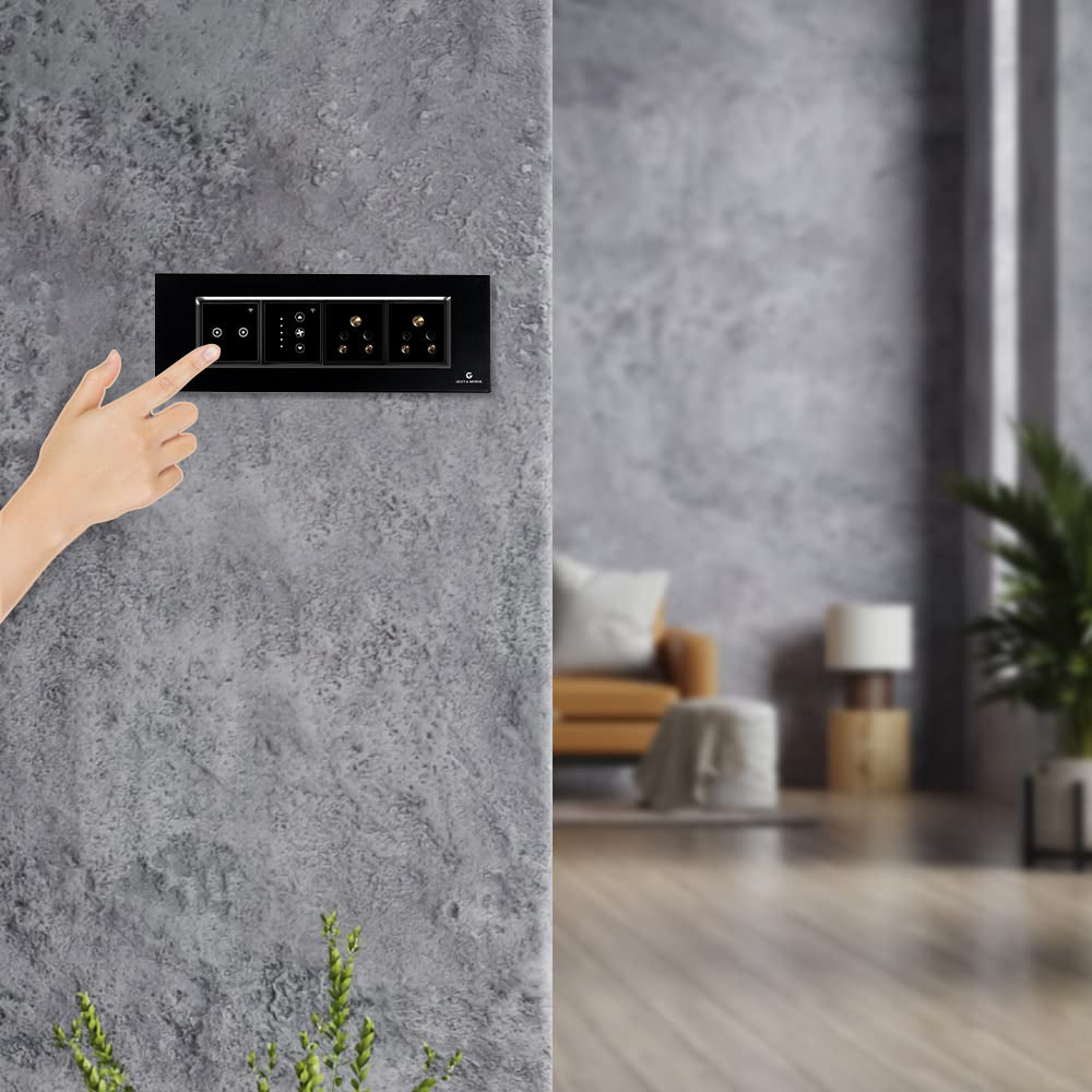 L&G 8 Modular Smart Switch Panel | WiFi Touch Switch Board – Leccy and ...