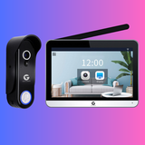 L&G Wireless Video Door Phone  | Touch Screen Door Phone | Smart WI-FI Video Door Bell | 7 Inch Touch Screen DIsplay |  Pan India Delivery