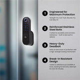 L&G Handleless Smart Door Locks | Fingerprint Door Lock | Smart Rim Lock | Compatible With Video Door Phone (VDP)