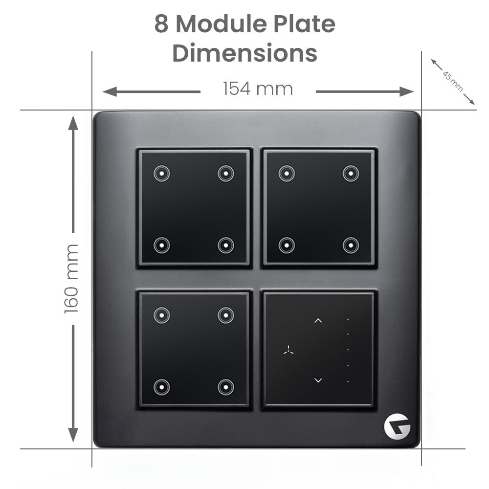 Buy L&G 8 Modular Smart Switch Board | German Technology – Leccy and ...