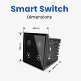 L&G Smart 4 Touch Switch, Modular Smart Switch , Smart Touch Switch | German Technology meets Indian Standards