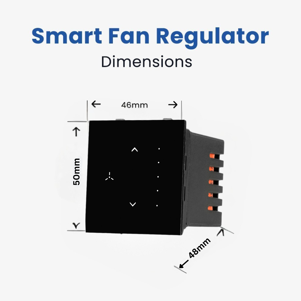 L&G 5 Speed Smart Fan Regulator, Wifi Touch Smart Fan Regulator | German Engineering Product for Indian Standards