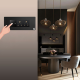 L&G 6M WiFi Smart Touch Switch Board | Smart Switch for AC, Geyser, Lights & Fans (Size: 220 x 95 x 45 mm)