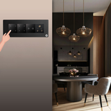 L&G 8M Smart Switch Panel | WiFi Touch Switch Board | Alexa & Google Compatible (Size: 8M Horizontal – 250 x 95 x 45 mm