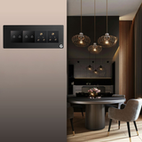 L&G 8M Smart Switch Board | WiFi Smart Touch Panel | Alexa & Google Compatible (Size: 8M Horizontal – 250 x 95 x 45 mm)