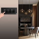 L&G 6M Smart Switch Panel | WiFi Touch Switch Board | German Technology (Size: 220 x 95 x 45 mm)