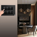 L&G 12M Module Smart Switch Board (16 Switches + 2 Fan + 2 Switches 16A) | German Technology | Wi-Fi Touch Panel (Size: 12M – 220 x 160 x 45 mm)