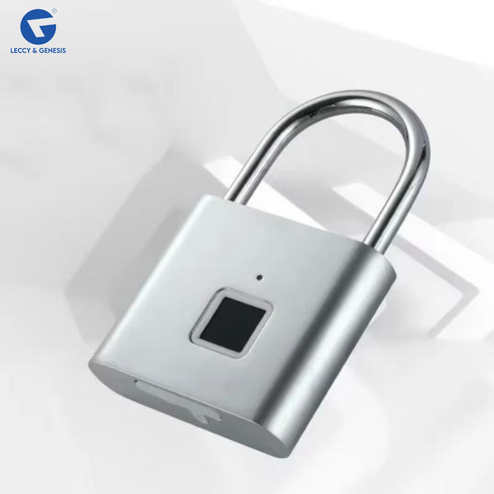 L&G Fingerprint Biometric Padlock | Keyless & Password-Free Access | Stores 50 Fingerprint | Waterproof Metal Lock for Home Office Security
