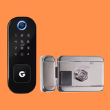 L&G Handleless Smart Door Locks | Fingerprint Door Lock | Smart Rim Lock | Compatible With Video Door Phone (VDP)