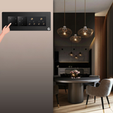 L&G 8M Smart Switch Board | WiFi Switch & Smart Fan Regulator | German Technology Meets Indian Standards (Size: 8M Horizontal – 262 x 90 x 45 mm)