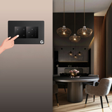 L&G 4 Modular Smart Switch Board  | Smart Touch Switch with Fan Regulator – German Expertise, Indian Standards (Size: 150 x 95 x 45mm)