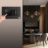 L&G 4 Modular WiFi Smart Touch Switch Board  | Smart Technology with German Engineering (Size: 150 x 95 x 45mm)