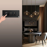 L&G 6 Modular WiFi Smart Touch Switch Board | Alexa & Google Compatible | German Technology (Size: 6M – 220 x 95 x 45 mm)