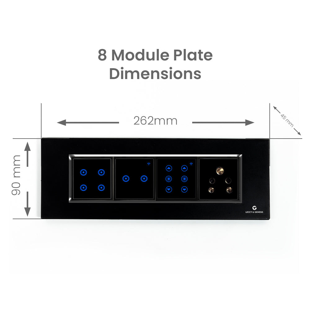 Buy 8 Modular Smart Switch Panel for Home - Leccy & Genesis – Leccy and ...