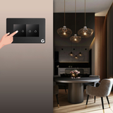 L&G 4 Modular WiFi Smart Touch Switch Board with 16A Switch | Compatible with AC, Water Pump, Alexa & Google Assistant (150 x 95 x 45mm)