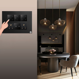 L&G 12M Smart Switch Board (8 Switches + 2 Switches (1–16A) + 2 Sockets) | Designed using the latest German Technology | Compatible with Alexa, Google Home