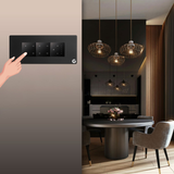 L&G 6M Smart Switch Board with WiFi Touch Fan Regulator | Alexa & Google Compatible (Size: 220 x 95 x 45 mm)