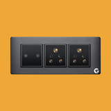 L&G 6M WiFi Smart Touch Switch Board, Smart Switch for AC, Geyser | Smart Technology and German Expertise (Size: 6M- 220 x 90 x 45 mm)