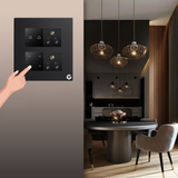L&G 8M WiFi Smart Switch Panel with 16A Smart Switch | Compatible with Alexa, Google & Siri (Size: 8M Square – 155 x 165 x 45 mm)