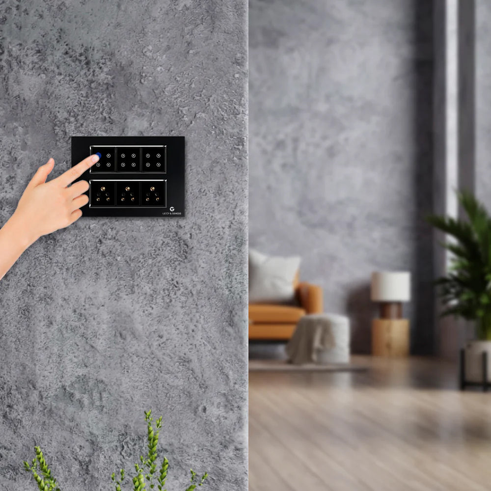 12 module switch board | Smart Touch Switch Panel – Leccy and Genesis