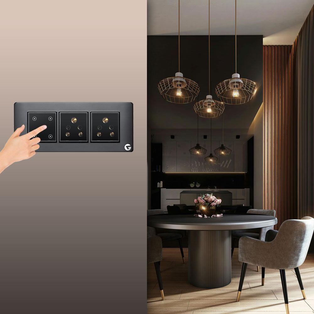 6 Modular Smart Switch Module 6 Modular Smart Switch Board | Wifi Smart Switch – Leccy and Genesis