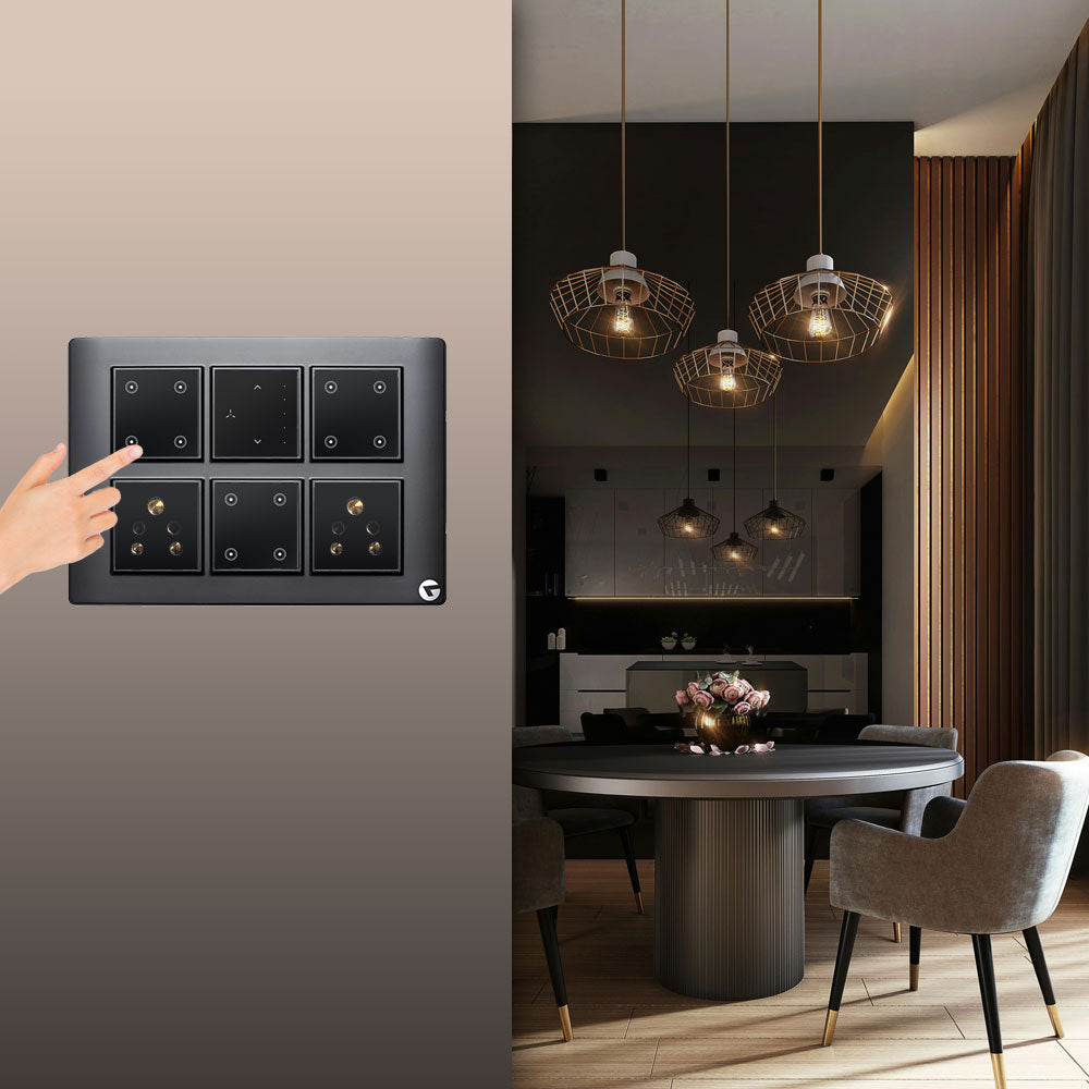 L&G Smart Switch Board | 12 Module Wifi Touch Switch Board | – Leccy ...