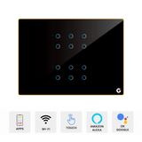 L&G 12M Best High-Quality Smart Switch Panel (12 Switch) - Acrylic & Glass for Full Customization - Call 818181-0654