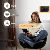L&G 4 Modular Smart Switch Board  | WiFi Smart Touch Switch – German Technology for Indian Homes (Size: 150 x 95 x 45mm)