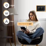L&G 4 Modular WiFi Smart Switch Board | Smart Touch Switch – German Technology Meets Indian Standards (Size: 150 x 95 x 45mm)