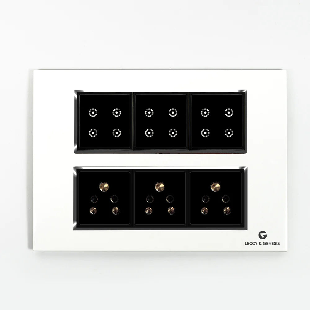 12 module switch board | Smart Touch Switch Panel – Leccy and Genesis