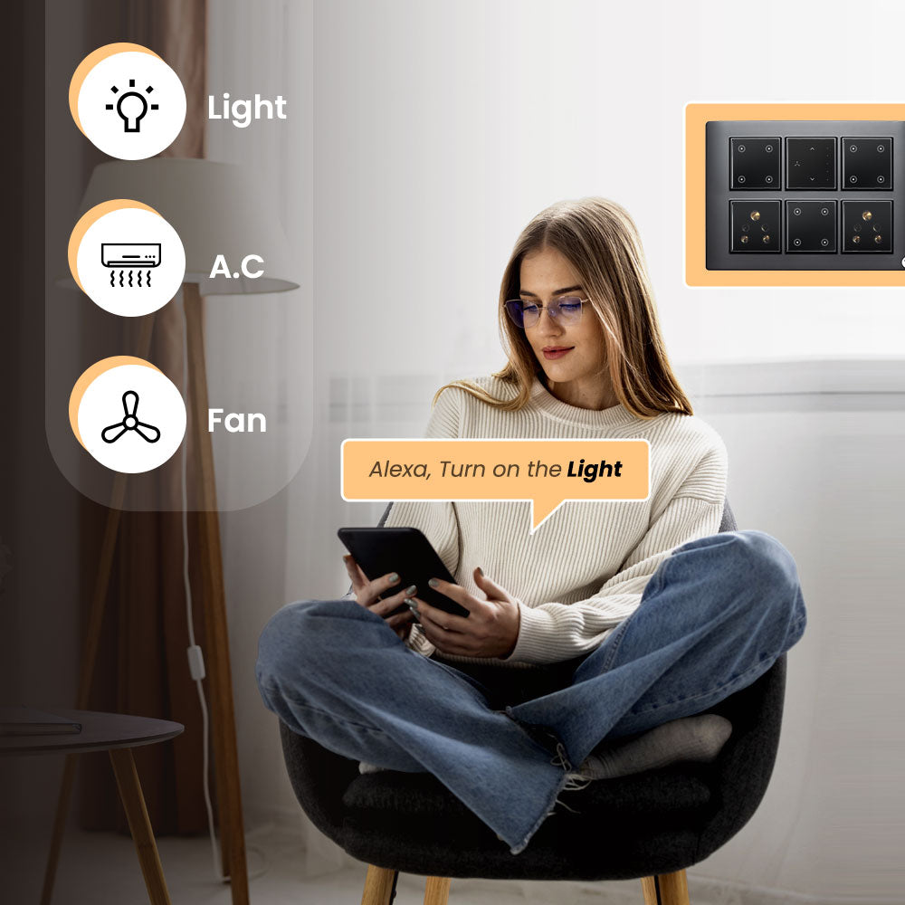 L&G Smart Switch Board | 12 Module Wifi Touch Switch Board | – Leccy ...