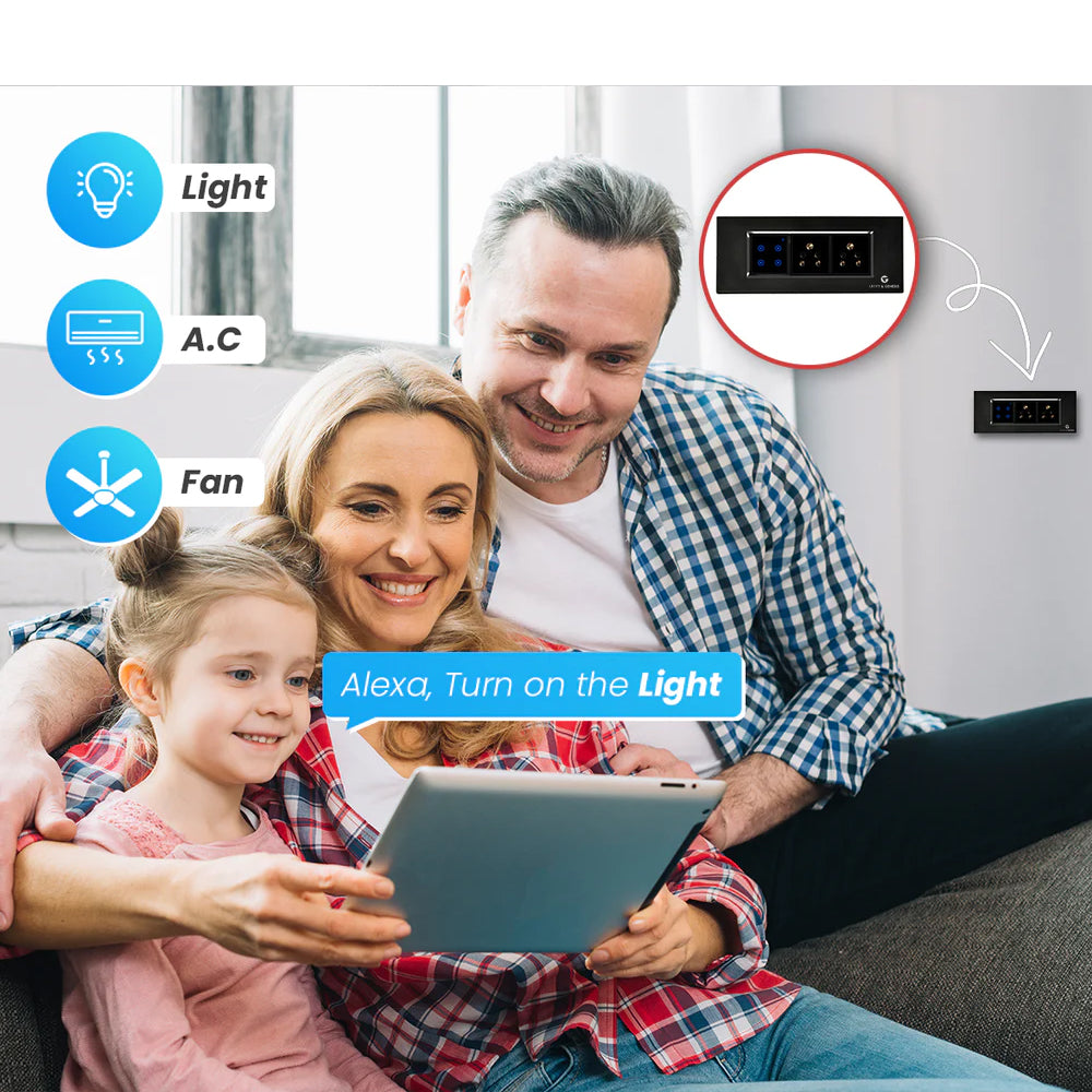 6 Modular Smart Switch Board | Wifi Smart Switch – Leccy and Genesis