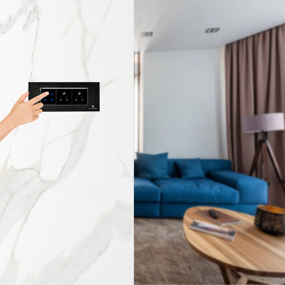 6 Modular Smart Switch Board | Wifi Smart Switch – Leccy and Genesis