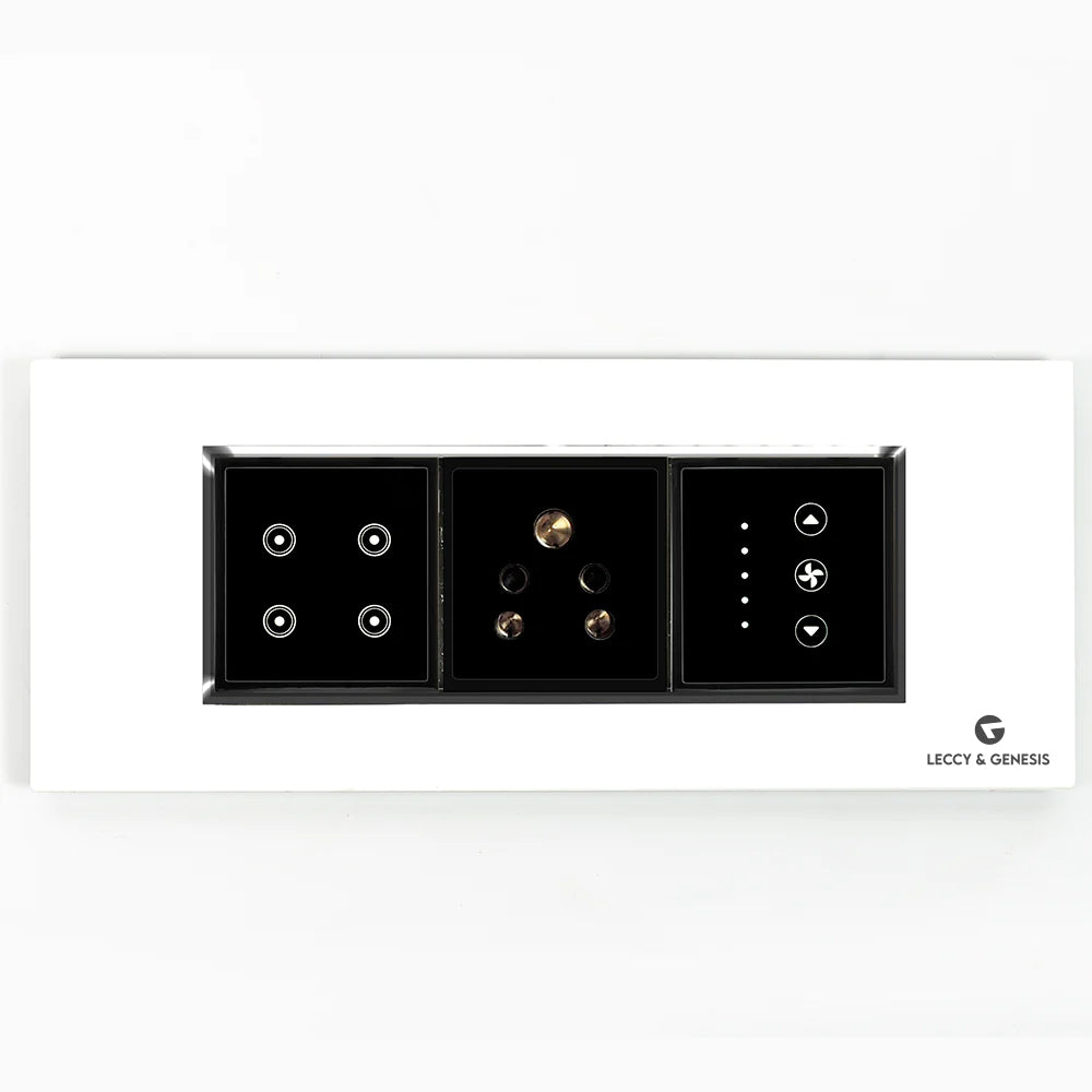 6 Modular Smart Switch Module L&G 6 Modular Smart Switch Board for Home - Leccy & Genesis – Leccy and ...