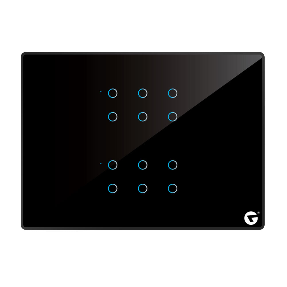 L&G 12M Best High-Quality Smart Switch Panel (12 Switch) - Acrylic & Glass for Full Customization - Call 818181-0654