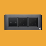 L&G 6M Smart Touch Switch Board| Designed By German Engineers (Size: 6M- 220 X 90 X 45 Mm)