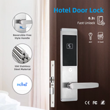 L&G Smart Hotel Door Lock | RFID Smart | Stainless Steel 304 | Key Card & Mechanical Key | PMS Integration Ready