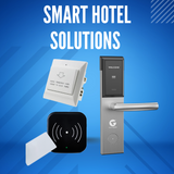 L&G Smart Hotel Door lock Security Combo | Hotel Lock, Card Encoder, RFID Card, Energy Saver and Software Included