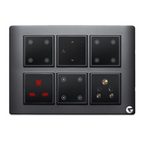 Buy L&G 12 module smart switch board | Smart Technology and German Expertise (Size: 12M- 220 x 160 x 45 mm)